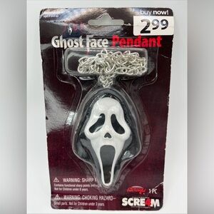 2011 Scream 4 Ghost Face Large Pendant Fun World Easter Unl Halloween Necklace